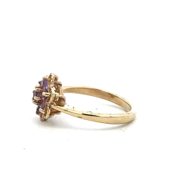 9ct yellow gold ring in size I1/2, featuring a simple band design, unbranded jewelry, close-up view of the ring.