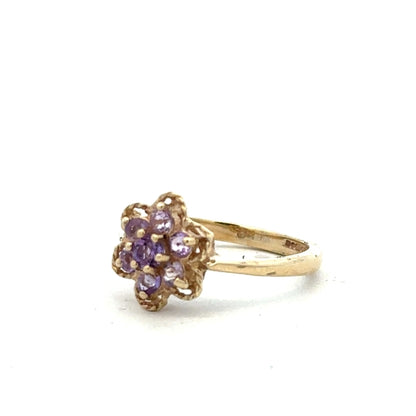 9ct yellow gold ring in size I1/2 with a simple band design, unbranded jewelry displayed on a neutral background.