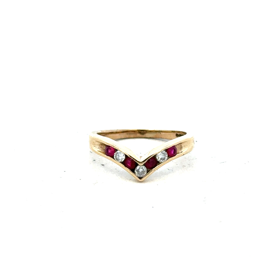 Yellow gold ring in size J, unbranded 9ct gold jewelry, featuring a smooth band design.