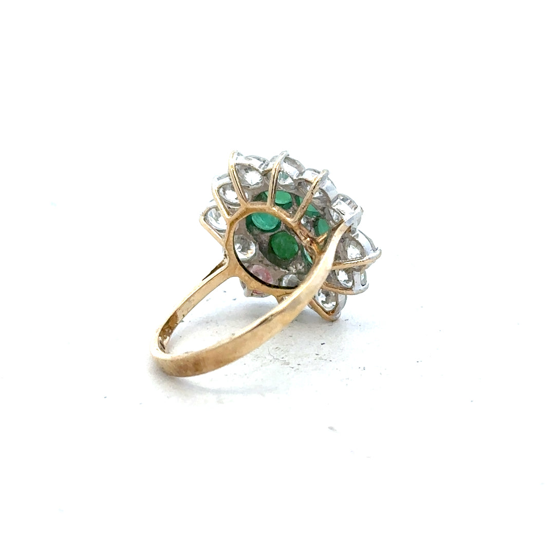 9ct yellow gold ring in size J, featuring a simple, elegant design with a smooth polished finish.
