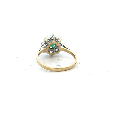 9ct yellow gold ring in size J with a smooth band, unbranded jewelry piece ideal for everyday wear