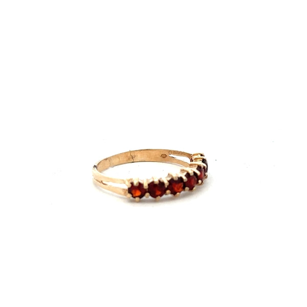 9ct yellow gold ring in size K1/2, featuring a smooth polished band and classic design, unbranded jewelry accessory.