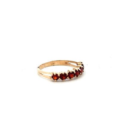 9ct yellow gold ring in size K1/2, featuring a smooth polished band and classic design, unbranded jewelry accessory.