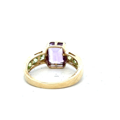 9ct yellow gold ring size K1/2 with a smooth band, displayed on a white background, showcasing its simple, elegant design.