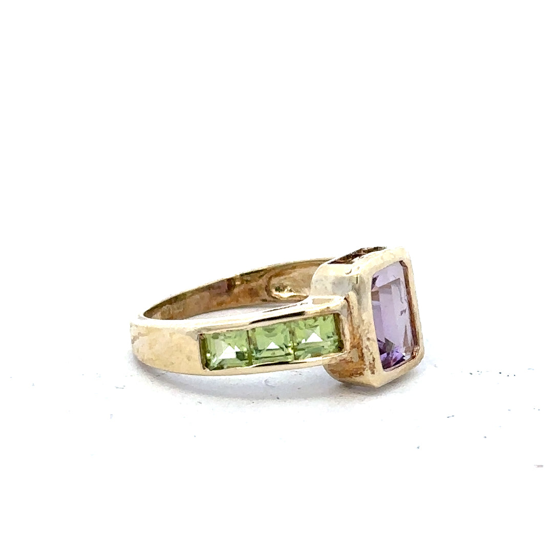 9ct yellow gold ring in size K1/2, featuring a smooth polished finish, unbranded jewelry displayed on a neutral background.