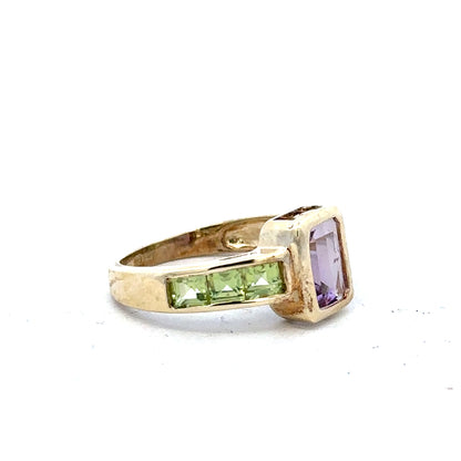 9ct yellow gold ring in size K1/2, featuring a smooth polished finish, unbranded jewelry displayed on a neutral background.