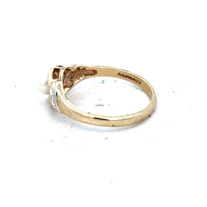 9ct yellow gold ring size K1/2 with a smooth band, crafted in yellow gold, suitable for everyday wear and elegant occasions.