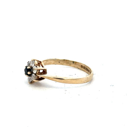 9ct yellow gold ring in size L with a simple band design, unbranded jewelry for everyday wear.