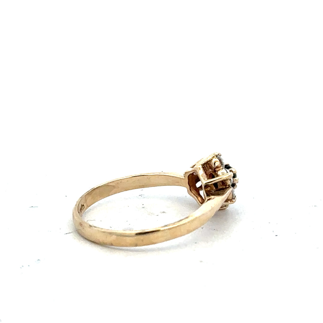 9ct yellow gold ring in size L with a simple, elegant band, unbranded jewelry for everyday wear.