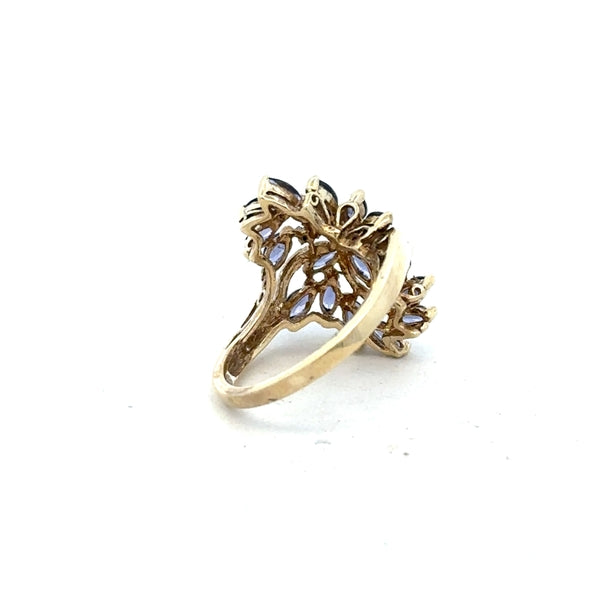 9ct yellow gold ring in size L with a smooth band, unbranded jewelry piece for elegant everyday wear.