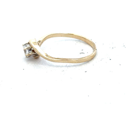 9ct yellow gold ring in size L with a smooth polished band, unbranded jewelry, shiny and elegant for everyday wear