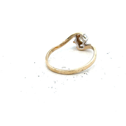 9ct yellow gold ring in size L with a smooth polished band, unbranded jewelry.