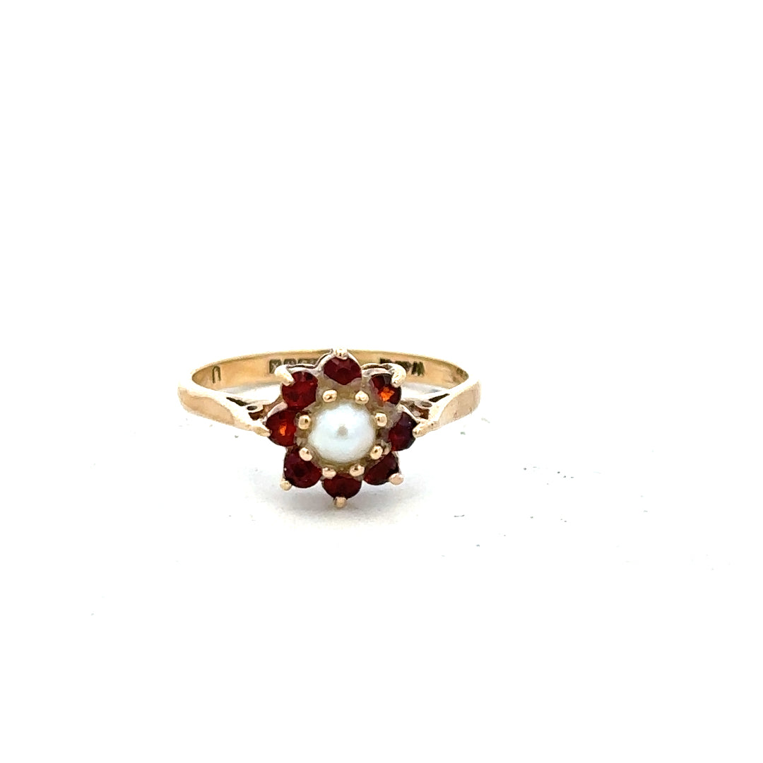 9ct yellow gold ring in size L1/2, featuring a smooth band and polished finish, unbranded jewelry accessory.