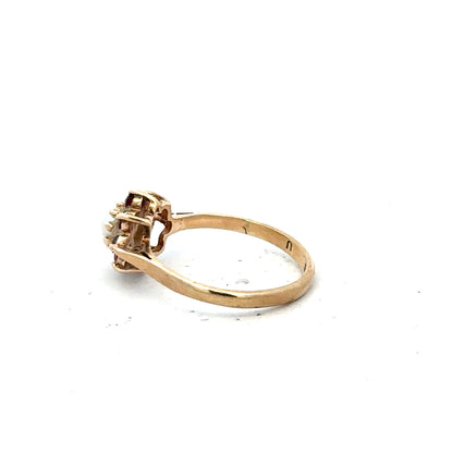 9ct yellow gold ring in size L1/2 with a simple band design, unbranded, suitable for everyday wear.
