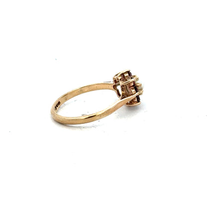 9ct yellow gold ring in size L 1/2, featuring a smooth band and classic design, unbranded jewelry for elegant style.