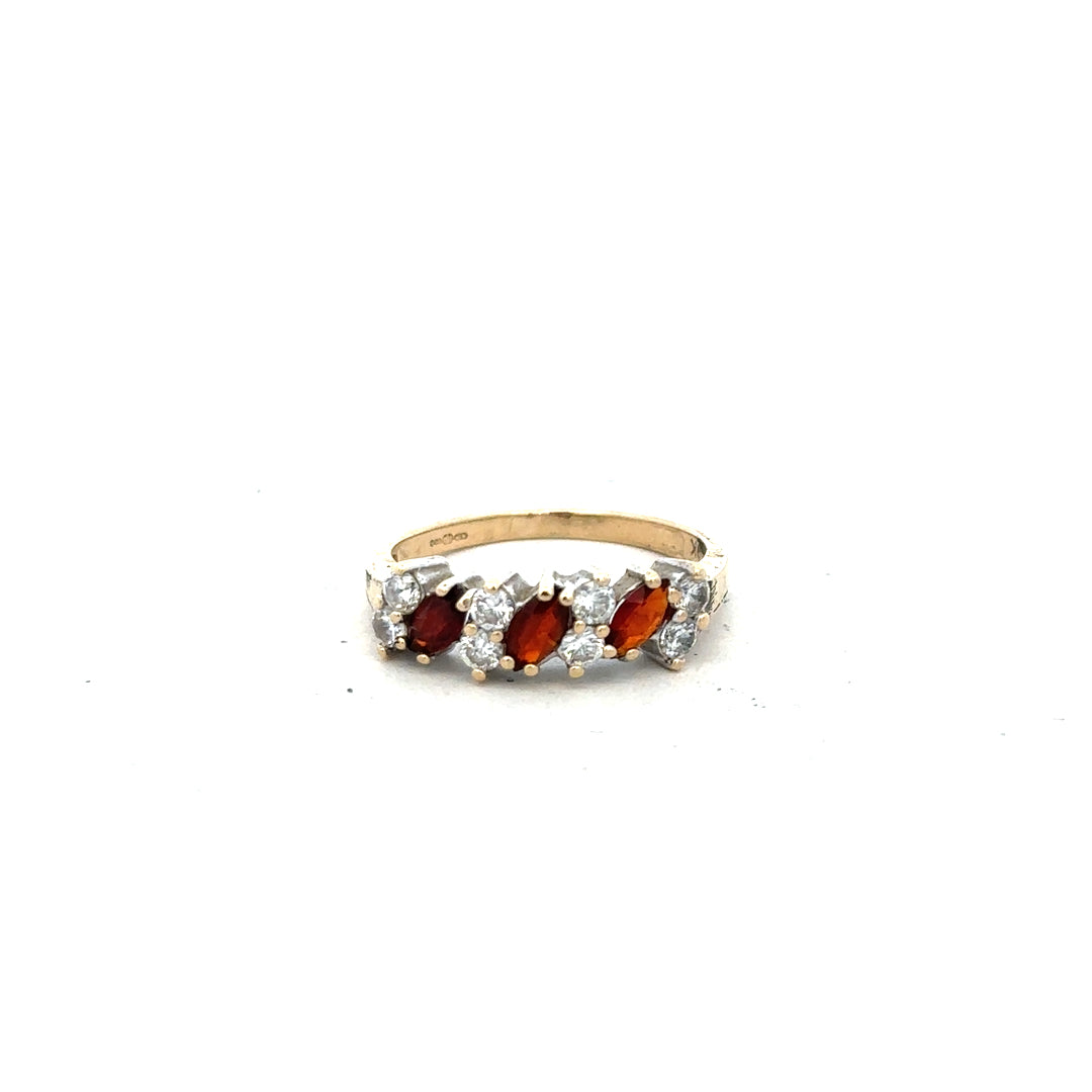 9ct yellow gold ring in size L1/2 with a simple band design, unbranded jewelry for elegant everyday wear.