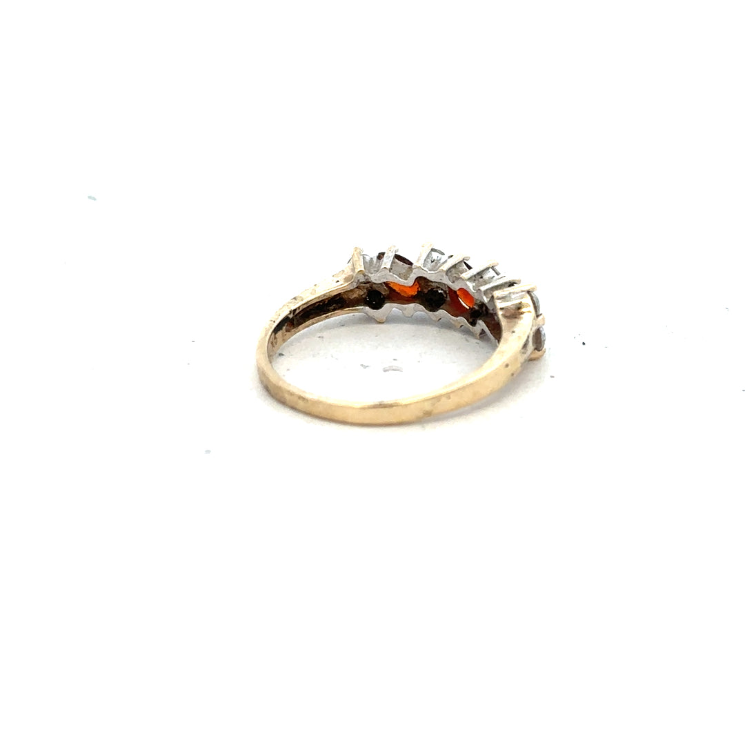 9ct yellow gold ring in size L1/2, unbranded, showcasing a polished smooth band with subtle gold shine.