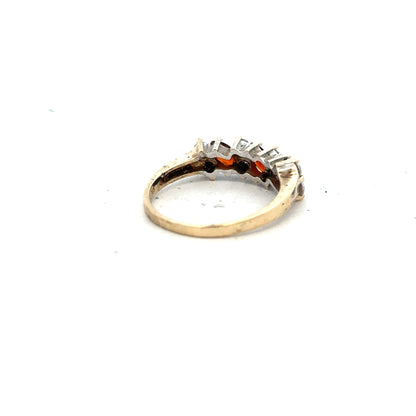 9ct yellow gold ring in size L1/2, unbranded, showcasing a polished smooth band with subtle gold shine.