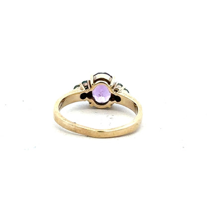 9ct yellow gold ring in size M with a smooth polished finish, unbranded jewelry designed for elegant wear.