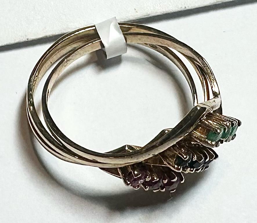 9ct yellow gold ring in size N, featuring a smooth polished band, unbranded jewelry piece for elegant everyday wear.