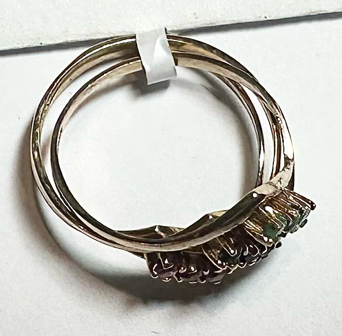 9ct yellow gold ring in size N with a smooth band, unbranded jewelry featuring a polished finish.