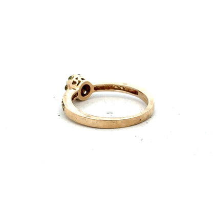9ct yellow gold ring in size N, unbranded, showcasing a smooth polished band with a classic design.