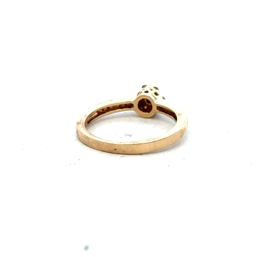 9ct yellow gold ring in size N with a smooth band, unbranded jewelry designed for elegant everyday wear.