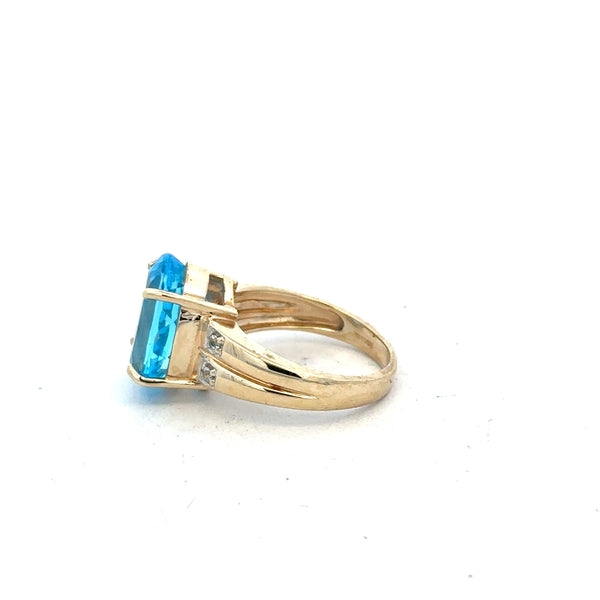 9ct yellow gold ring in size N, featuring a simple polished band, unbranded jewelry piece for elegant everyday wear.