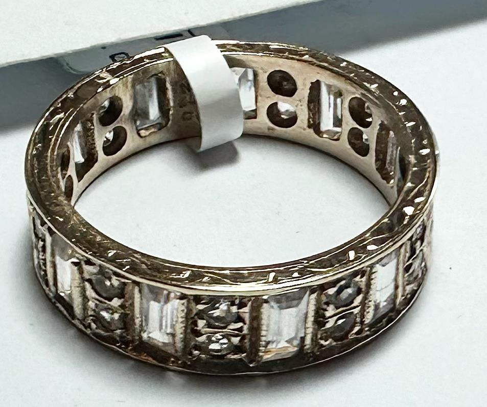 9ct yellow gold ring in size N1/2 with a simple, polished band, unbranded, shown close-up against a neutral background.