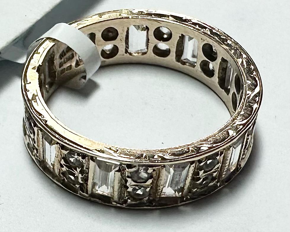9ct yellow gold ring in size N1/2, featuring a smooth polished band and classic design.