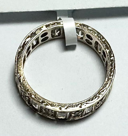 9ct yellow gold ring in size N1/2, featuring a smooth band and classic design, displayed on a neutral background.