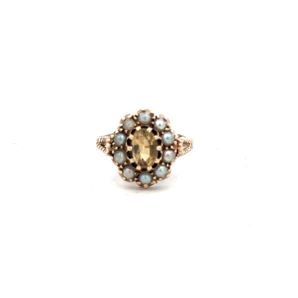 9ct yellow gold ring in size N1/2, featuring a smooth polished band with a simple, elegant design.