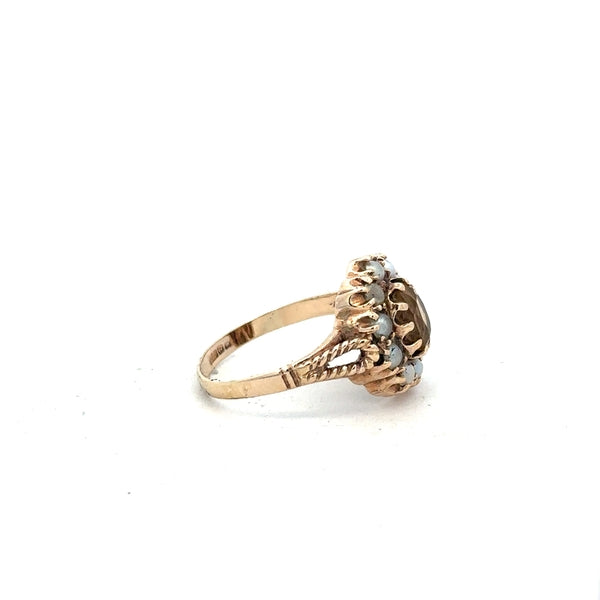 Yellow gold ring in size N1/2, unbranded, showcasing a smooth polished band made of 9-carat yellow gold.