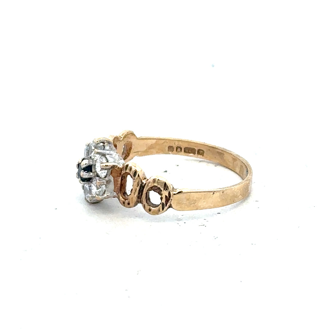 9ct yellow gold ring in size O with a smooth band, unbranded jewelry designed for elegant everyday wear.