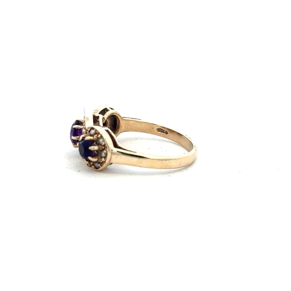 9ct yellow gold ring in size O, featuring a simple, elegant design, shown on a white background.