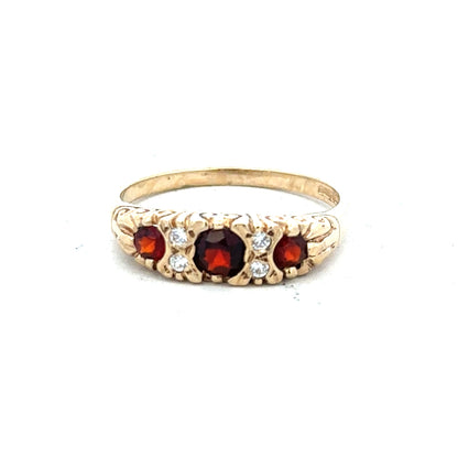 9ct yellow gold ring in size O 1/2 with a simple band design, unbranded jewelry.