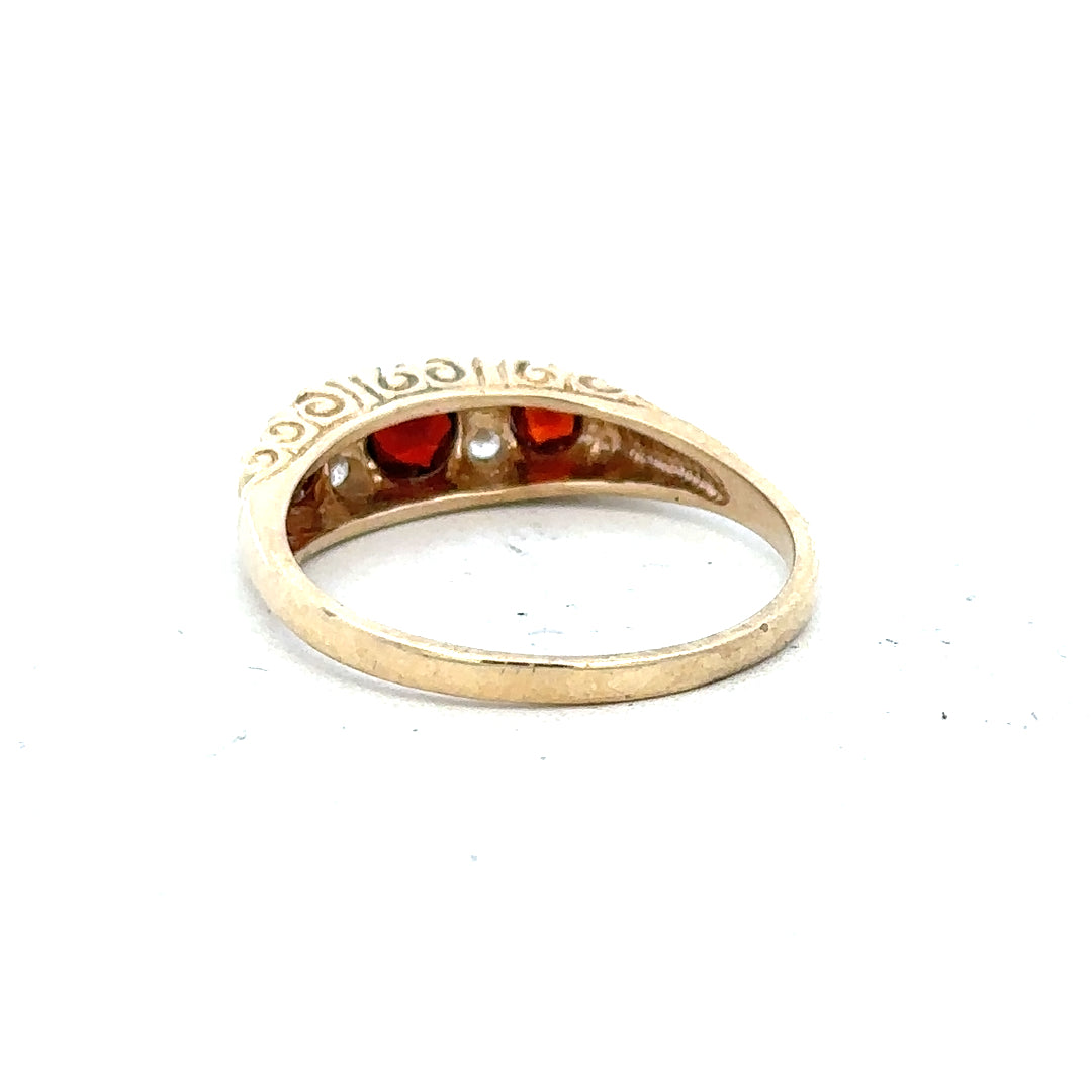 9ct yellow gold ring size O1/2 with a smooth band, unbranded jewelry, showcasing a shiny finish and elegant design.