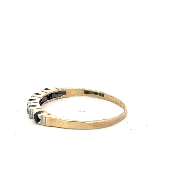 9ct yellow gold ring in size P with a smooth band, designed for elegant everyday wear.