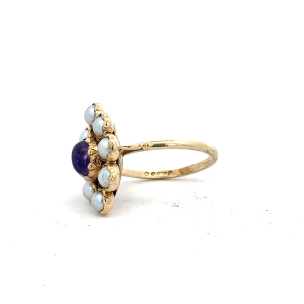 9ct yellow gold ring in size R1/2 with a simple band design, unbranded jewelry piece