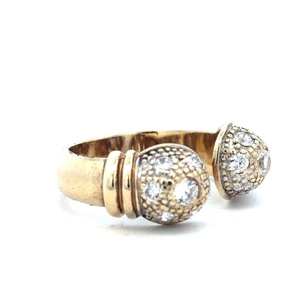 9ct yellow gold ring in size S with a smooth polished band, showcasing its elegant craftsmanship.
