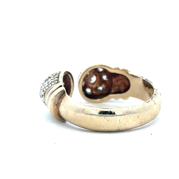 9ct yellow gold ring in size S with a smooth polished finish, unbranded jewelry displayed against a neutral background.