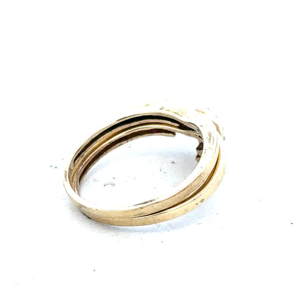 9ct yellow gold ruby ring in size O featuring a vibrant red ruby gemstone and a polished gold band.