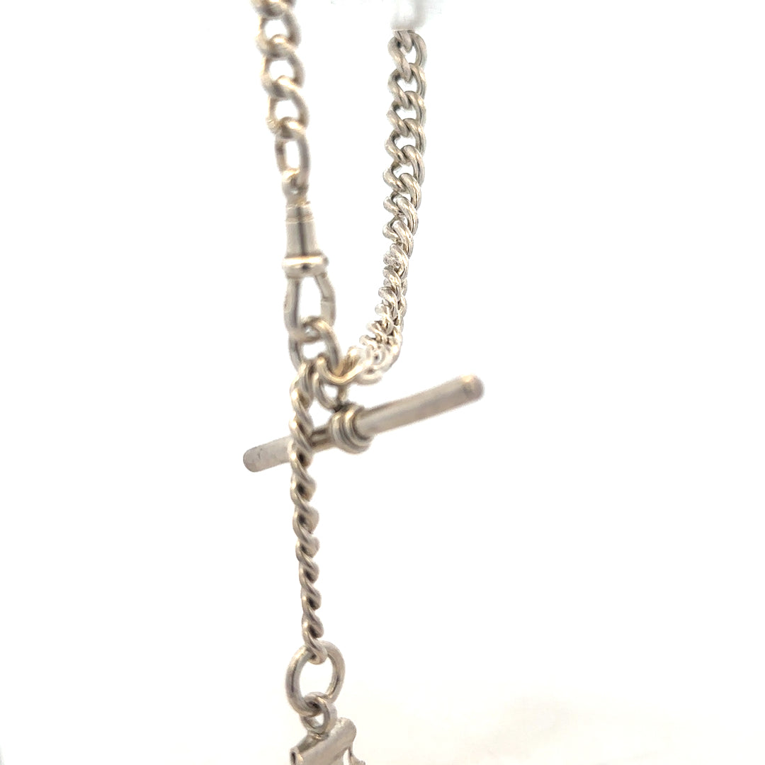 Silver bracelet weighing 36g with a sleek, polished design, displayed on a neutral background.