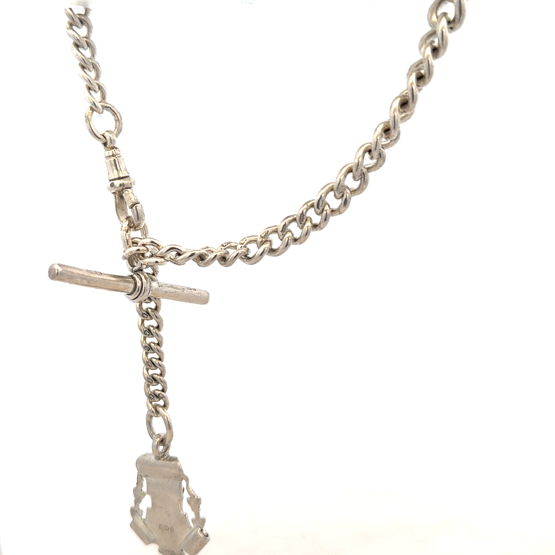 Silver bracelet weighing 36g with a sleek, polished finish, featuring a simple and elegant design.
