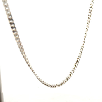 Silver chain weighing 24.9g with a simple, elegant design, displayed on a plain background.