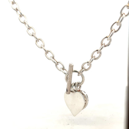 Silver chain weighing 32.4g with a sleek design, featuring a polished finish and sturdy link structure.