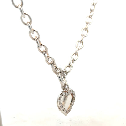 Silver chain weighing 32.4g with a simple design, displayed on a plain background, unbranded jewelry accessory.