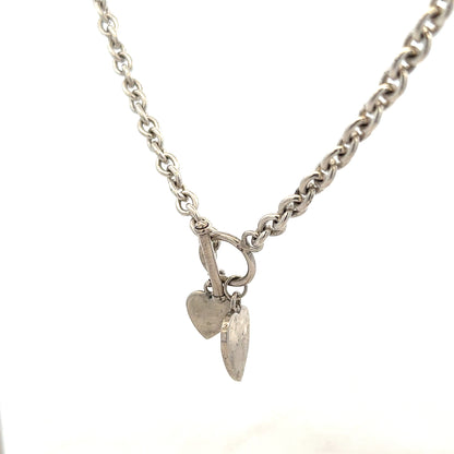 Silver chain weighing 36.5g with a classic link design, displayed on a neutral background.