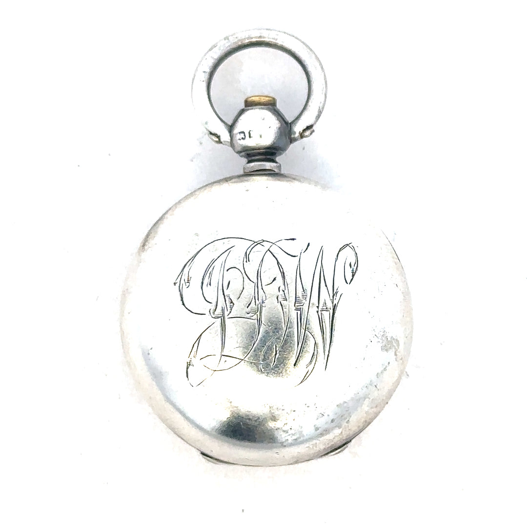 Silver coin holder for coins weighing 16.3g, unbranded, featuring a secure compact case for coin storage.