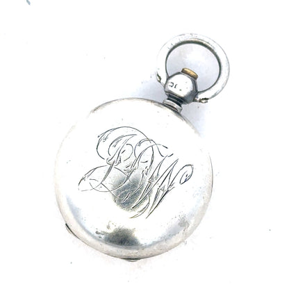 Silver coin holder for 16.3g coins, unbranded, with a secure case for protecting collectible coins.